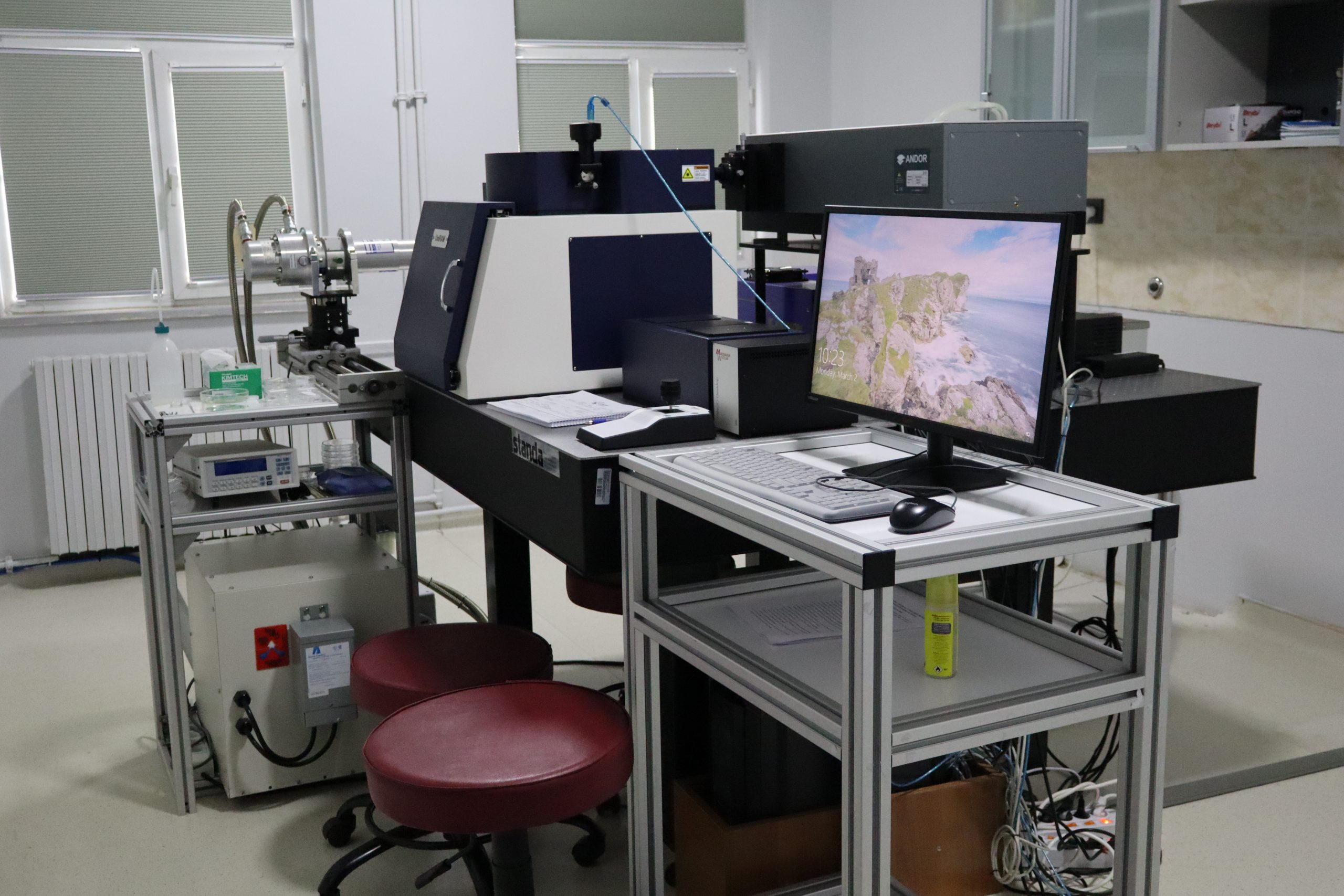 Broad Spectrum (200 – 2200 nm) High-Resolution Photoluminescence Spectrometer System (Optical Characterization)