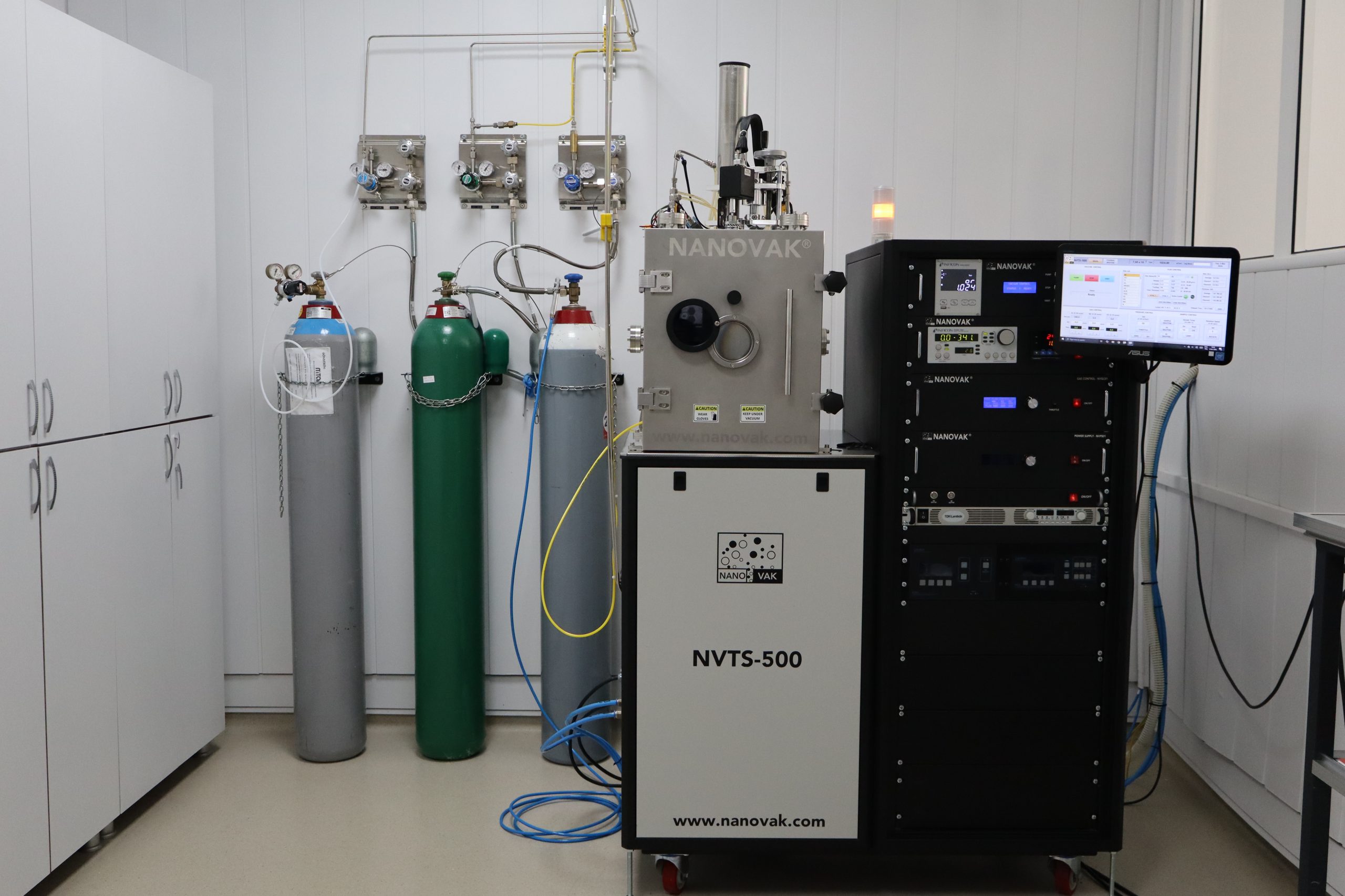 Nanovak (NVTS-500-2TH1DC1RF) Sputter/Thermal Thin Film Deposition System