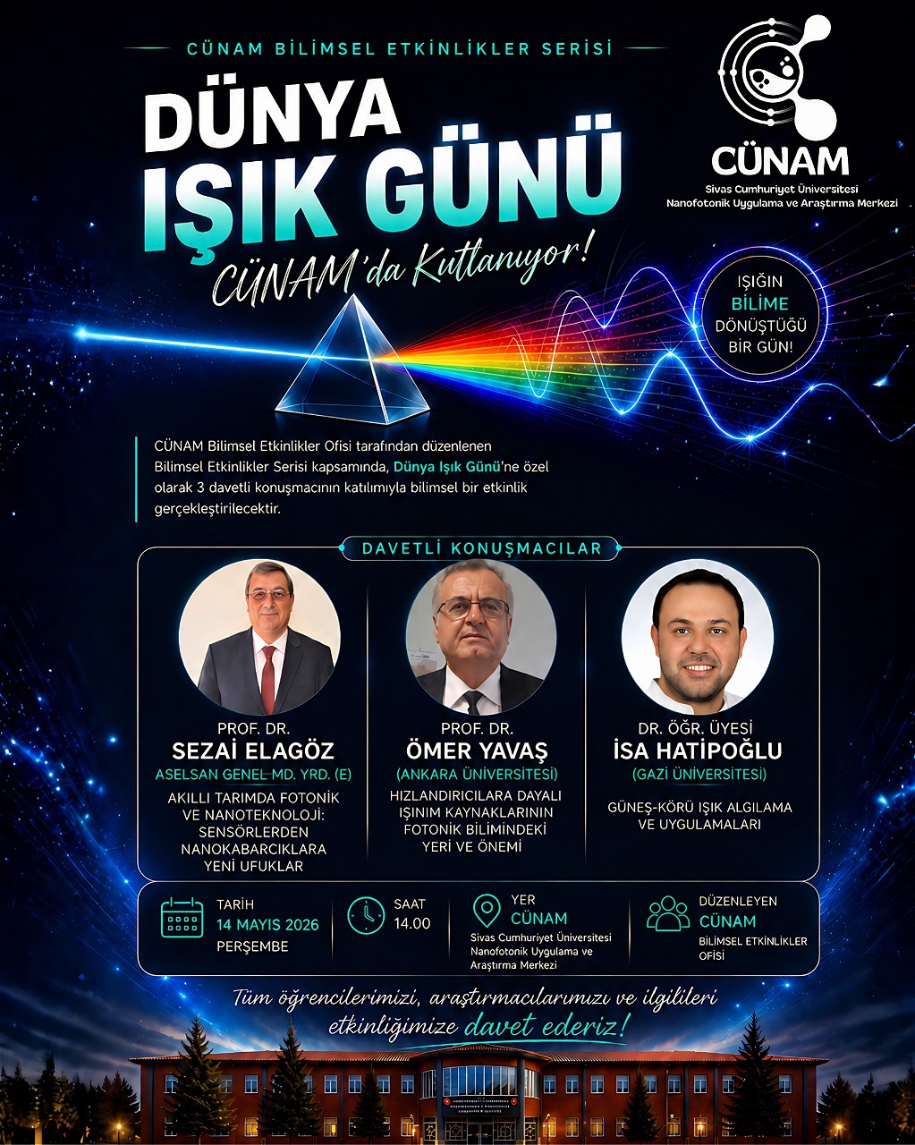 Bilimsel Etkinlikler Serisi – Davetli Konuşmacılar