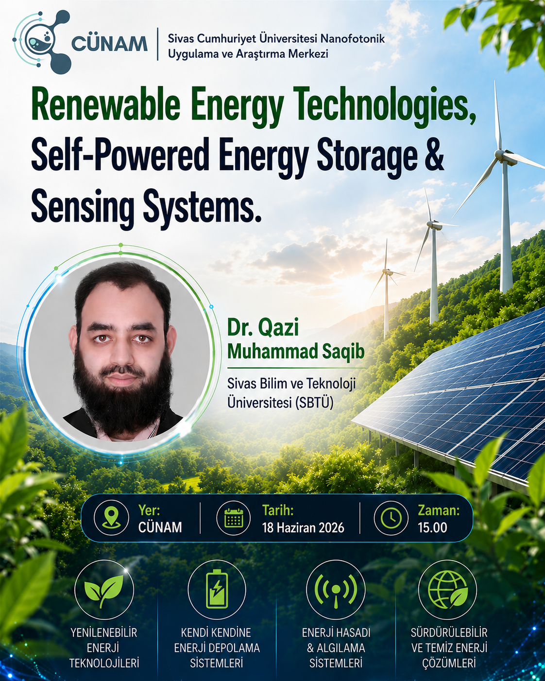 Scientific Events Series – Dr. Qazi Muhammad Saqib